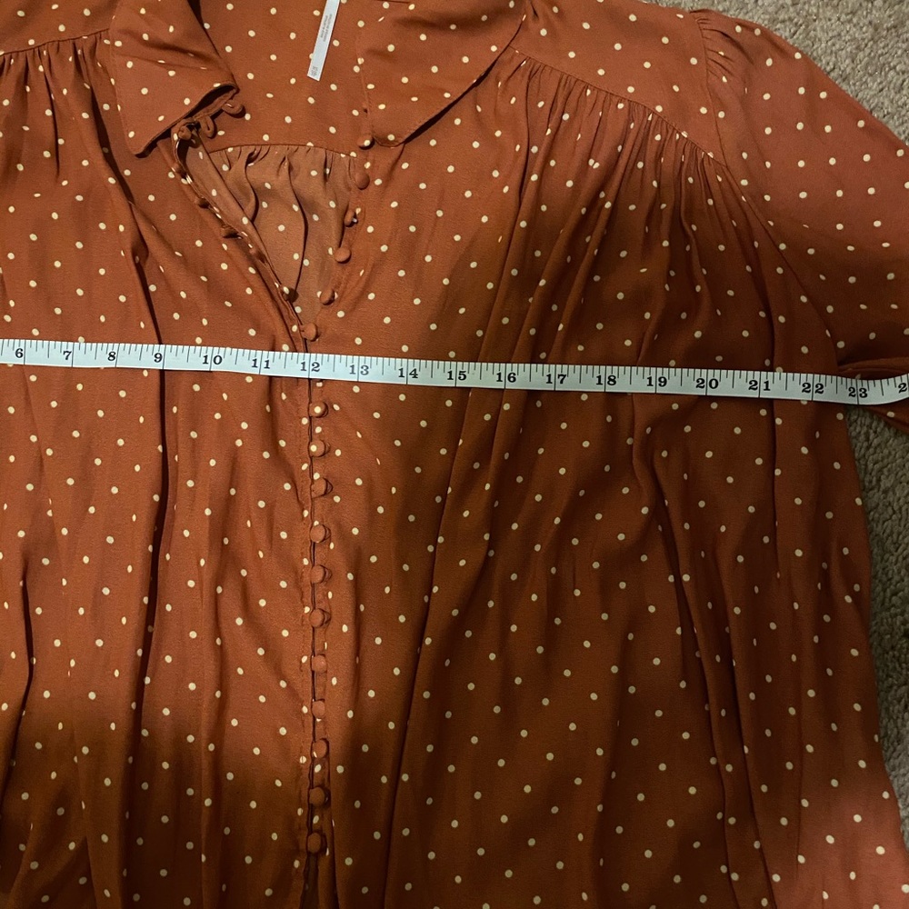 Free People Long Ruffle Sleeve - Picture 7 of 8